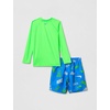 Nike Boys’ Long Sleeve Top & Short Set(Blue Crystal)