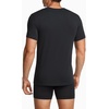 Nike Men’s Essential Cotton Stretch Short Sleeve Crewneck Undershirts (2-Pack)(Black/Black)