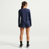 Nike Women’s One Classic Dri-FIT Long-Sleeve Top(Midnight Navy/White)