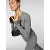 Nike Women’s One Classic Dri-FIT Long-Sleeve Top(Smoke Grey/Heather)