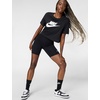 Nike Women’s Sportswear Essential Cropped Logo T-Shirt(Black/White)