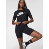 Nike Women’s Sportswear Essential Cropped Logo T-Shirt(Black/White)