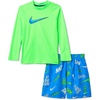 Nike Boys’ Long Sleeve Top & Short Set(Blue Crystal)