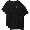 Nike Men’s All Day Cotton Stretch Short Sleeve V-Neck Undershirts (2-Pack)(Black)