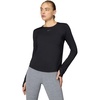 Nike Women’s One Classic Dri-FIT Long-Sleeve Top(Black)