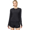 Nike Women’s One Classic Dri-FIT Long-Sleeve Top(Black/White)