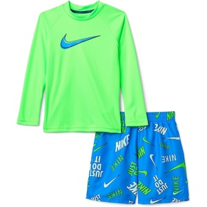 Nike Boys’ Long Sleeve Top & Short Set(Blue Crystal)