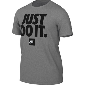 Nike Men’s Club Just Do It Graphic T-Shirt(Dark Grey Heather)