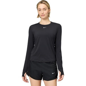 Nike Women’s One Classic Dri-FIT Long-Sleeve Top(Black/White)