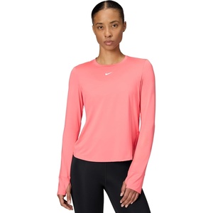 Nike Women’s One Classic Dri-FIT Long-Sleeve Top(Sea Coral/White)