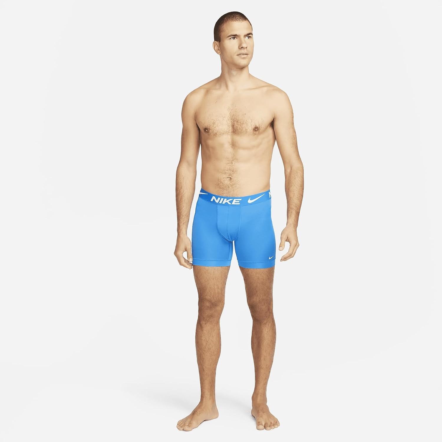 image:imageNike Mens Essential Micro Stretch Boxer Brief Underwear 3PackPhoto Blue Dark Grey Black