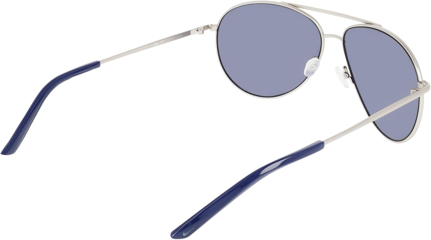 image:imageNike Unisex Chance Aviator SunglassesSatin Silver Blue