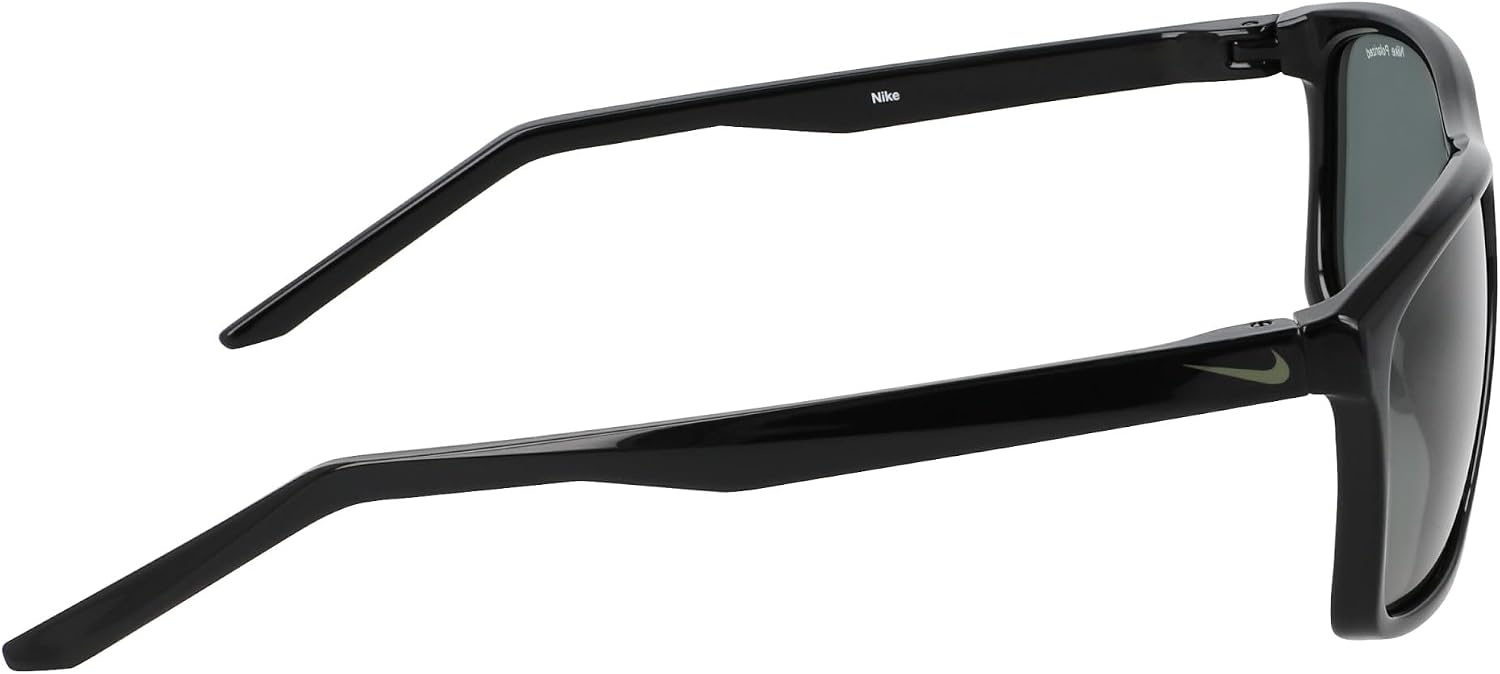 image:imageNike Unisex Fire Large Polarized Rectangular SunglassesBlack Polar Green