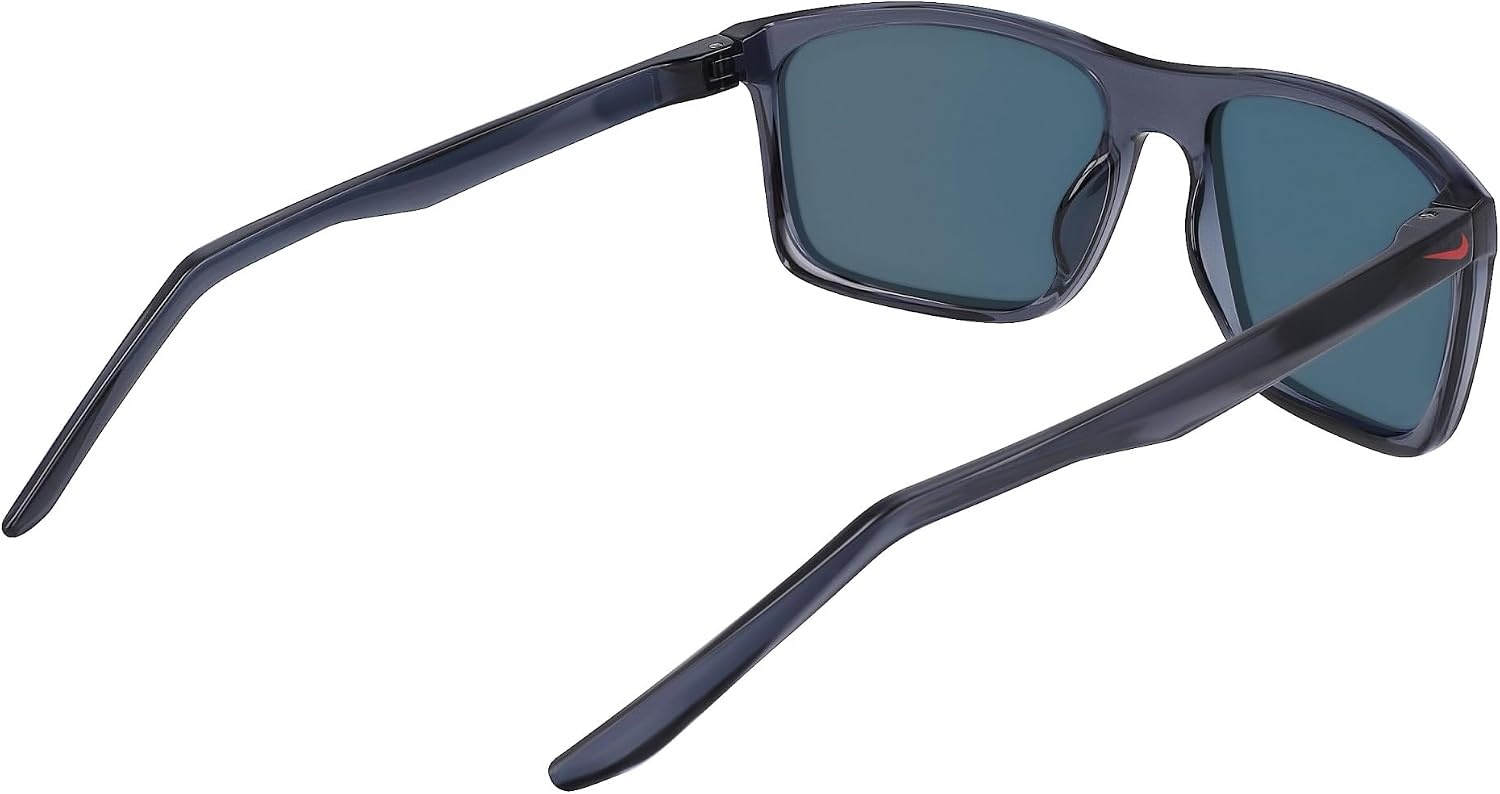 image:imageNike Unisex Fire Large Polarized Rectangular SunglassesDark GreyPolar Red Flash