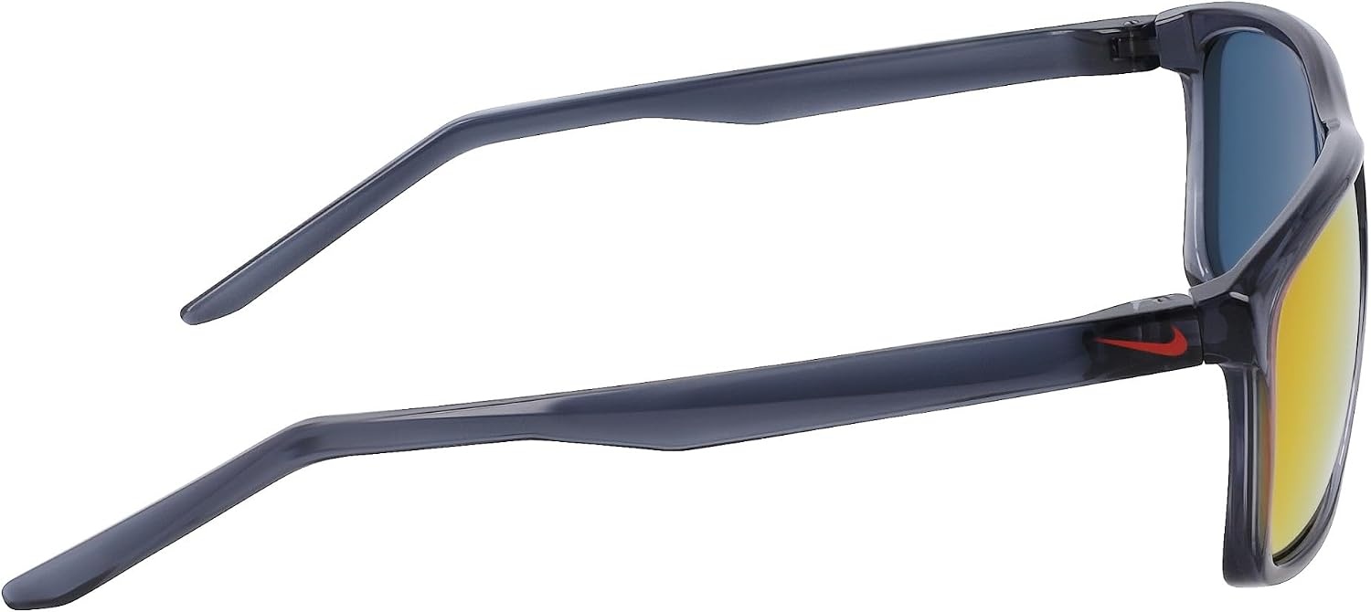 image:imageNike Unisex Fire Large Polarized Rectangular SunglassesDark GreyPolar Red Flash
