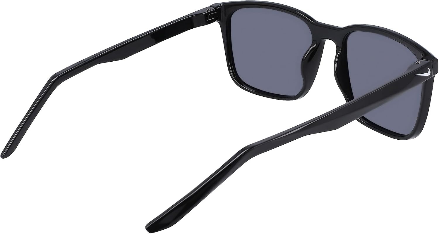 image:imageNike Unisex Rave Polarized Square SunglassesBlackPolar Silver Flash