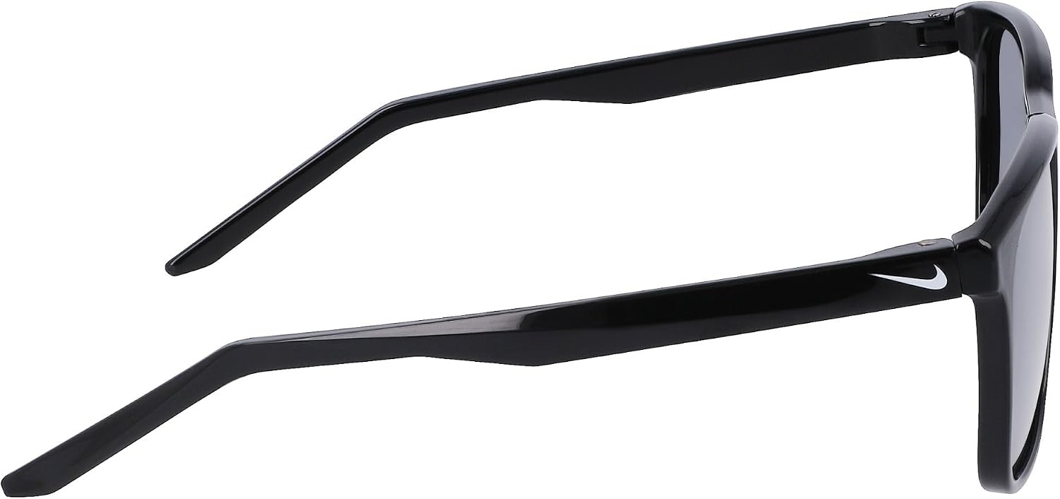 image:imageNike Unisex Rave Polarized Square SunglassesBlackPolar Silver Flash