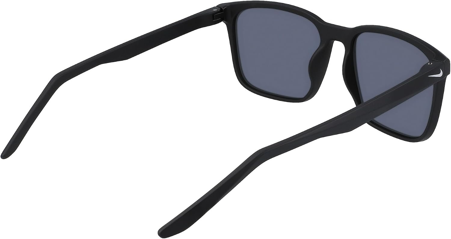 image:imageNike Unisex Rave Polarized Square SunglassesMatte BlackPolar Grey