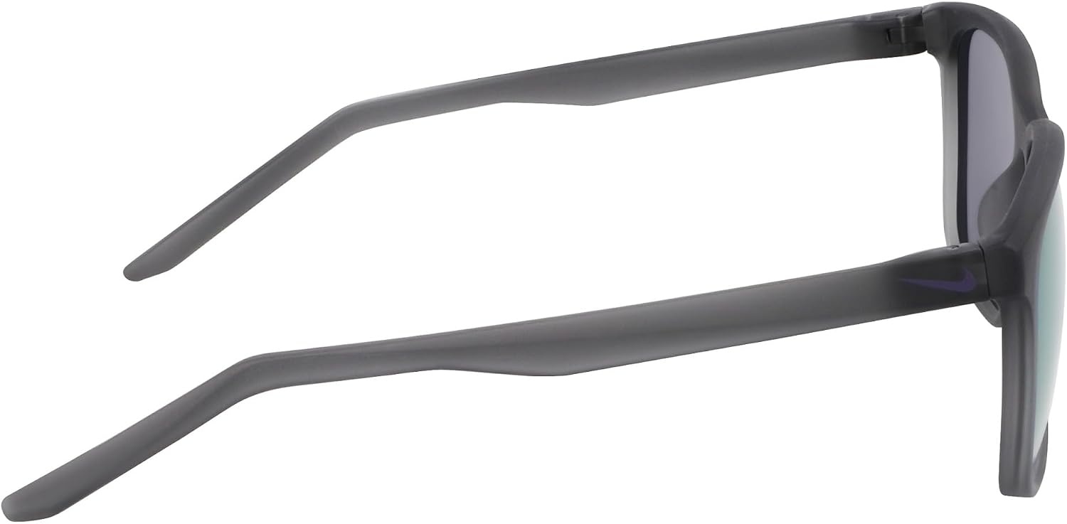 image:imageNike Unisex Rave Polarized Square SunglassesMatte Smoke Grey Polar Purple