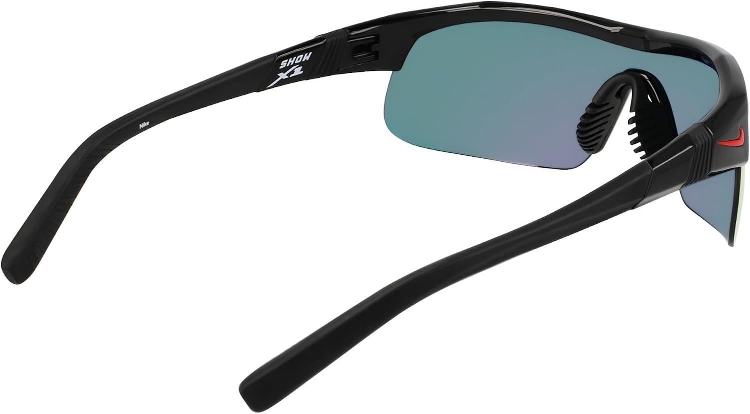 image:imageNike Unisex Show X1 Rectangular SunglassesBlack Red Mirror