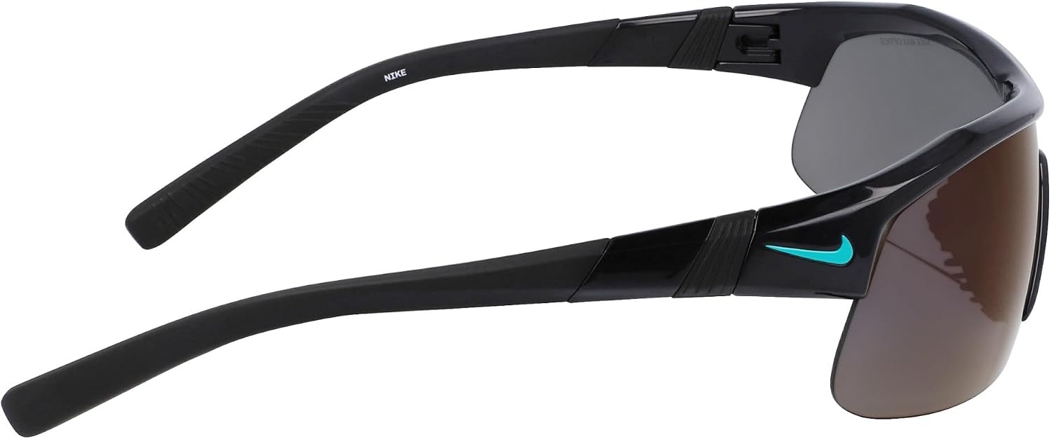 image:imageNike Unisex Show X1 Rectangular SunglassesBlackBlue Mirror