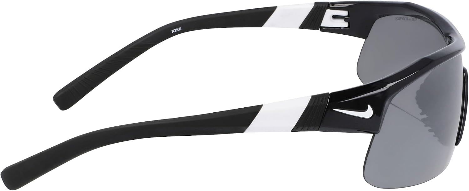 image:imageNike Unisex Show X1 Rectangular SunglassesBlackSilver Flash