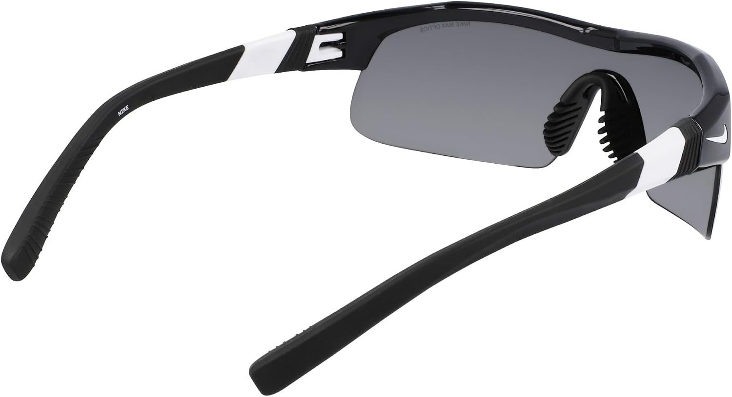 image:imageNike Unisex Show X1 Rectangular SunglassesBlackSilver Flash