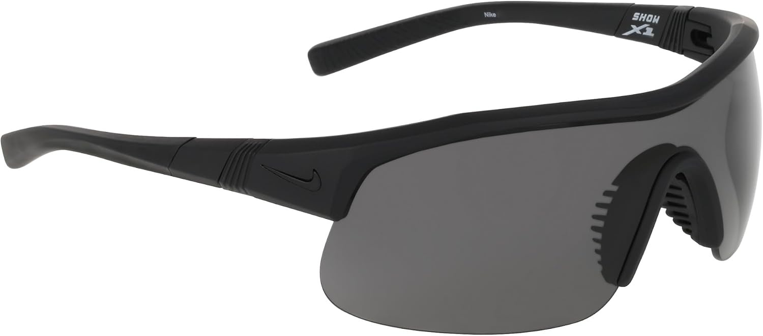 image:imageNike Unisex Show X1 Rectangular SunglassesMatte Black Grey