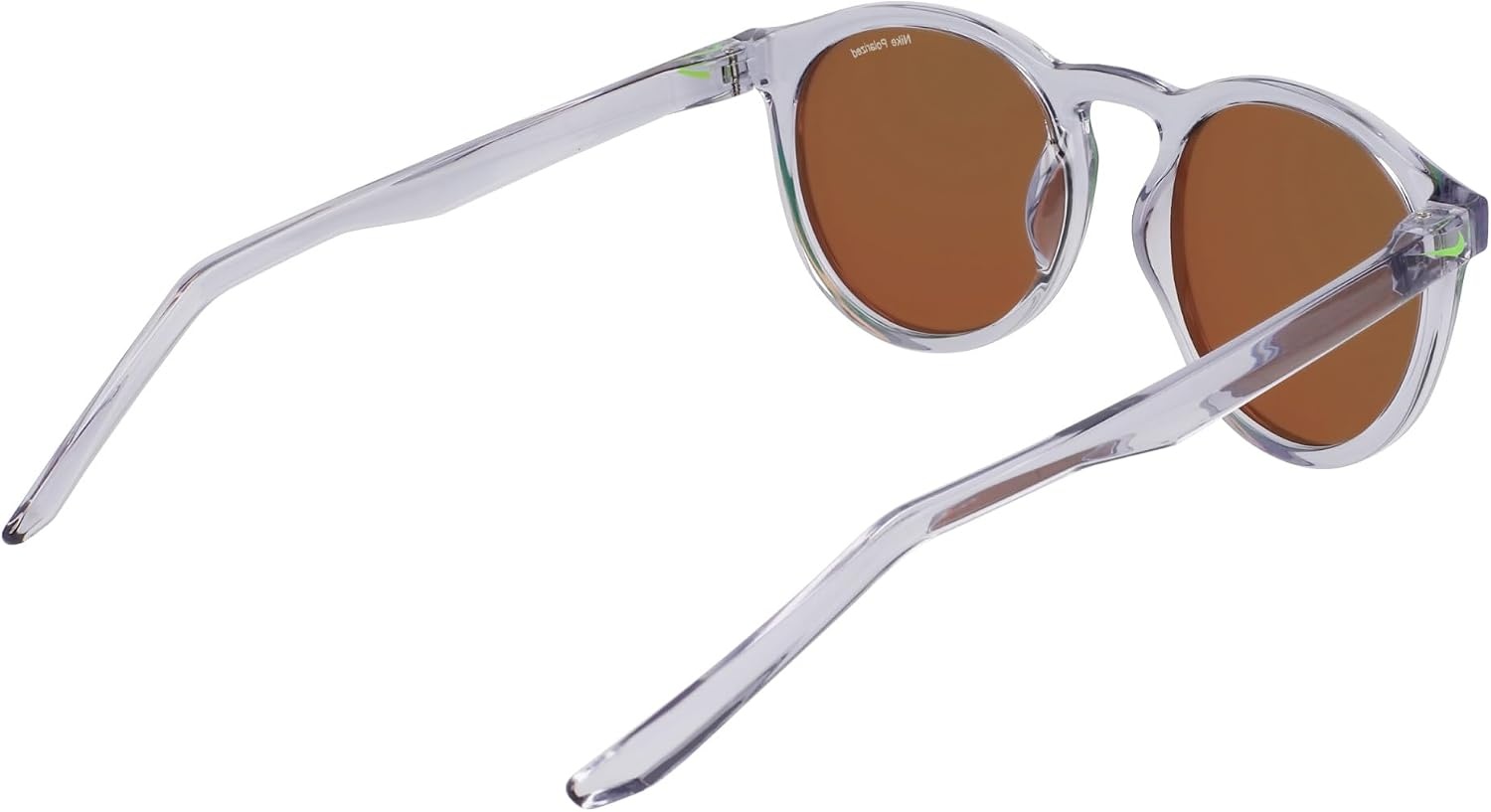 image:imageNike Unisex Swerve Polarized Round SunglassesWolf Grey Polar Green Mirror
