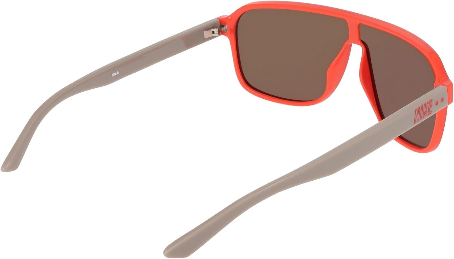image:imageNike Unisex Vintage Flyer Mirrored Aviator SunglassesCollege Grey Orange Flash