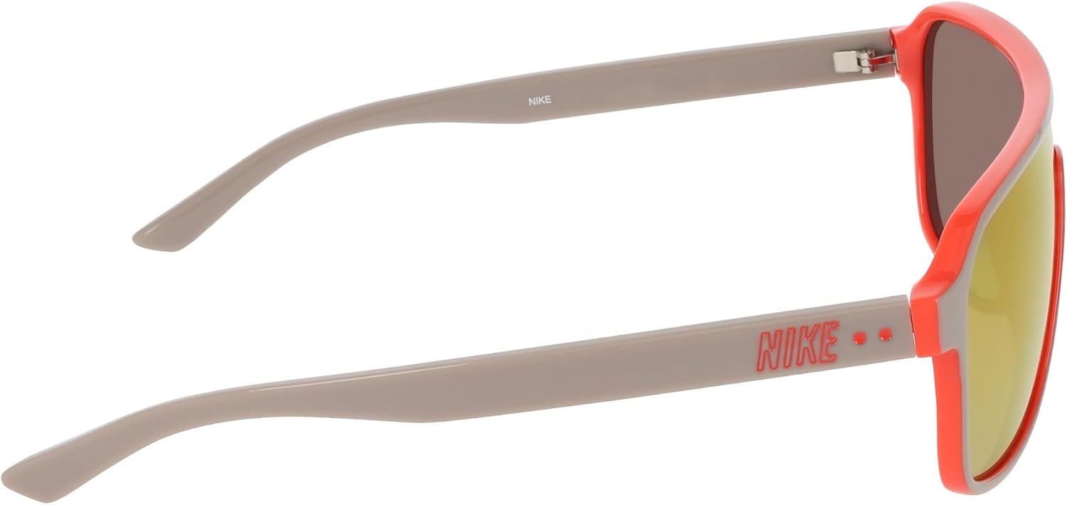 image:imageNike Unisex Vintage Flyer Mirrored Aviator SunglassesCollege Grey Orange Flash
