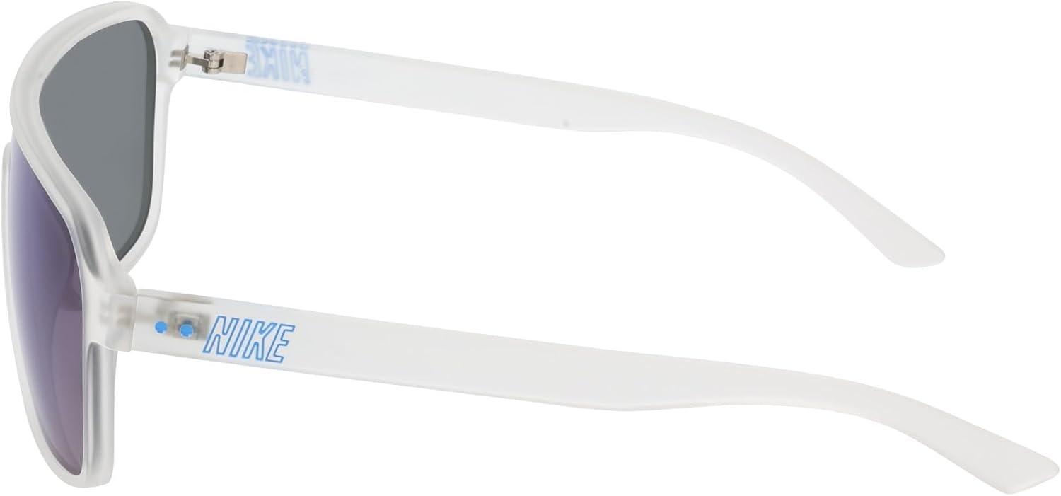 image:imageNike Unisex Vintage Flyer Mirrored Aviator SunglassesMatte Clear  Blue Mirror