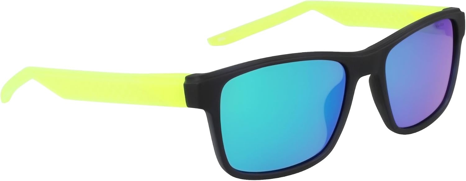 image:imageNike mens Livefree Classic Rectangular SunglassesMatte Gridiron Green Mirror