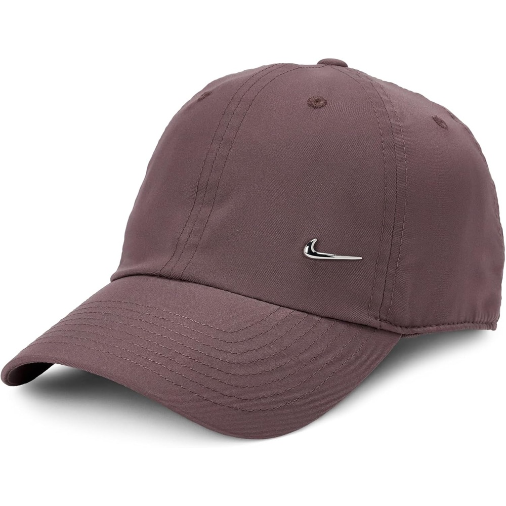 image:imageNike Adult DriFIT Club Unstructured Metal Swoosh Cap Hat  Mens and WomensTattooMetallic Silver