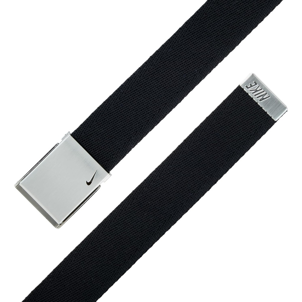 image:imageNike Mens Essentials Single Web BeltBlack Silver Buckle