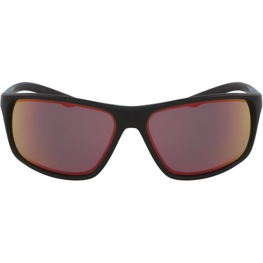 image:imageNike Unisex Adrenaline Mirrored Rectangular SunglassesMatte BlackGrey W Infrare
