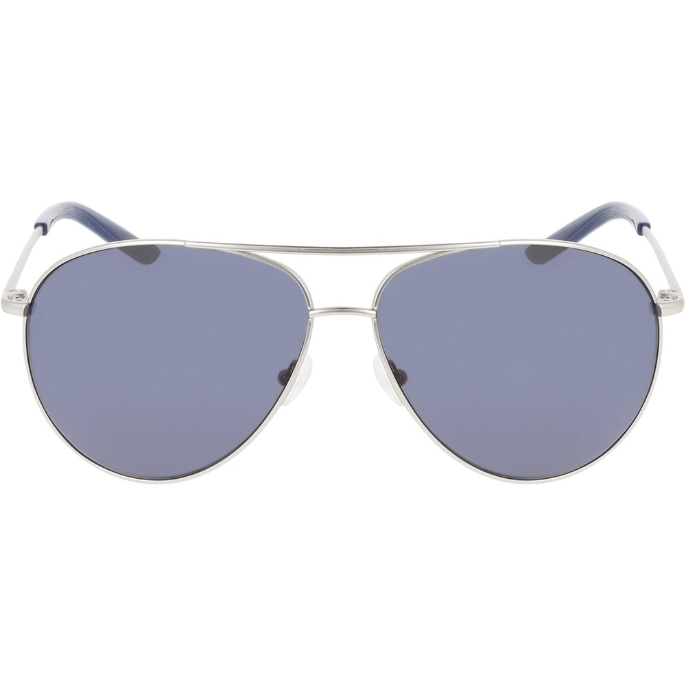 image:imageNike Unisex Chance Aviator SunglassesSatin Silver Blue