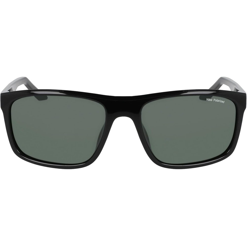 image:imageNike Unisex Fire Large Polarized Rectangular SunglassesBlack Polar Green
