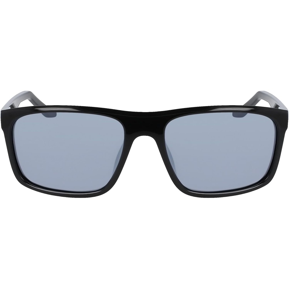 image:imageNike Unisex Fire Large Polarized Rectangular SunglassesBlackPolar Silver Flash