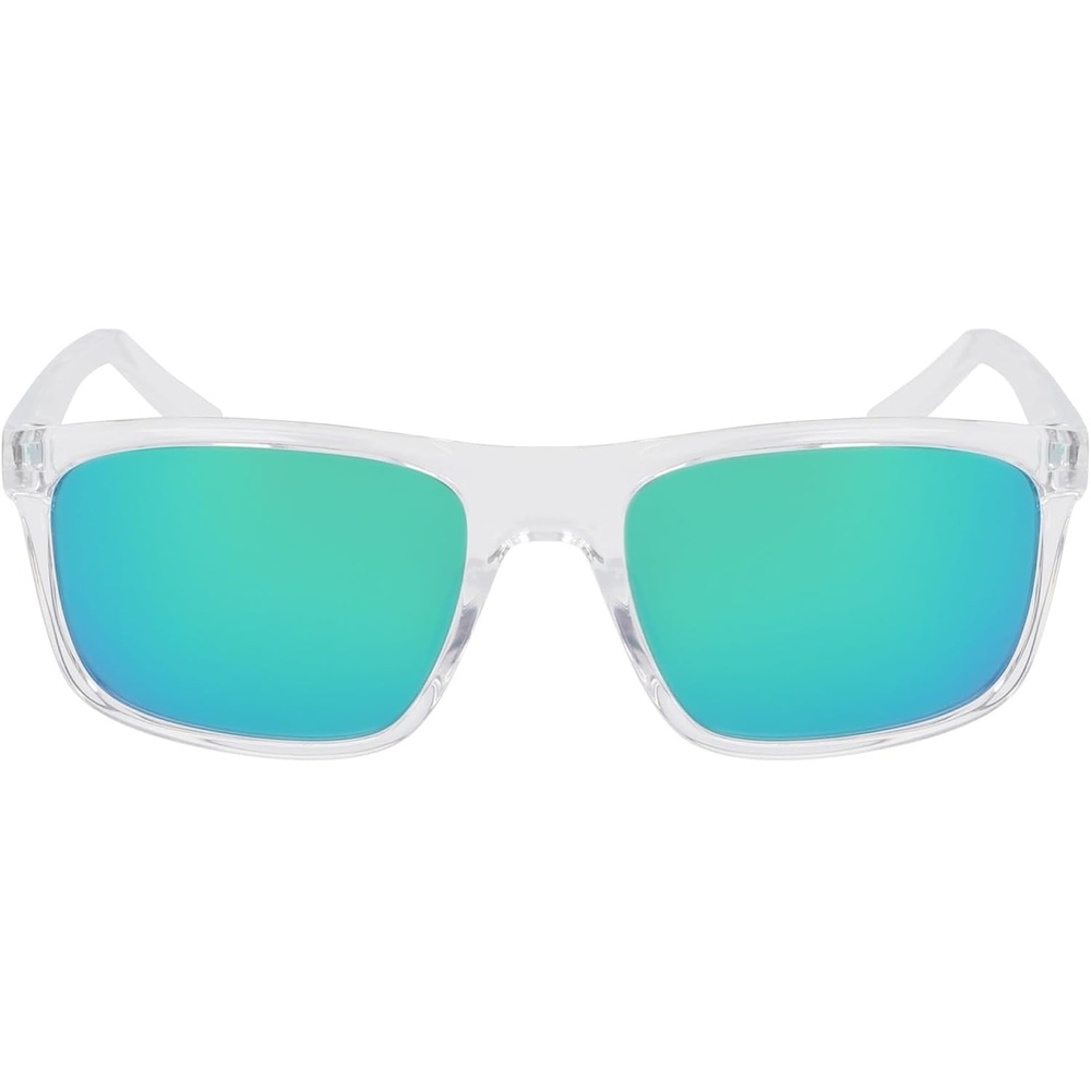 image:imageNike Unisex Fire Large Polarized Rectangular SunglassesClear Polar Green Mirror