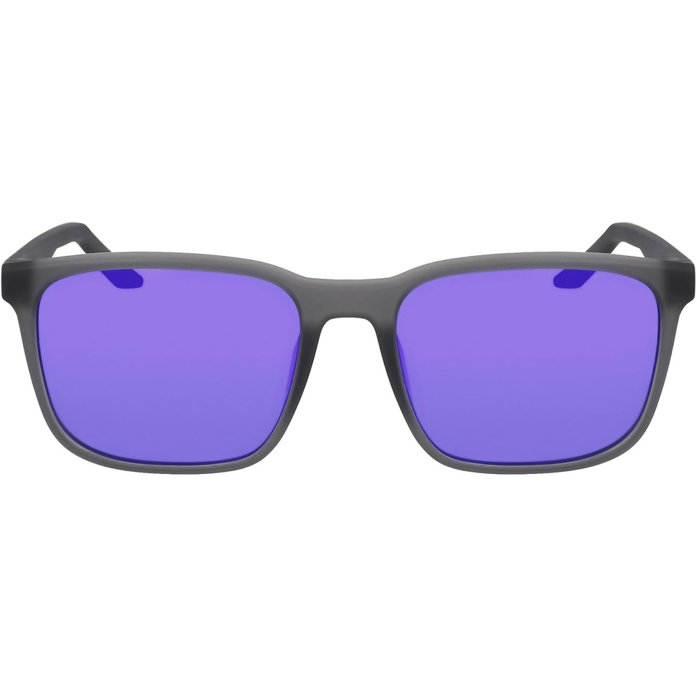 image:imageNike Unisex Rave Polarized Square SunglassesMatte Smoke Grey Polar Purple