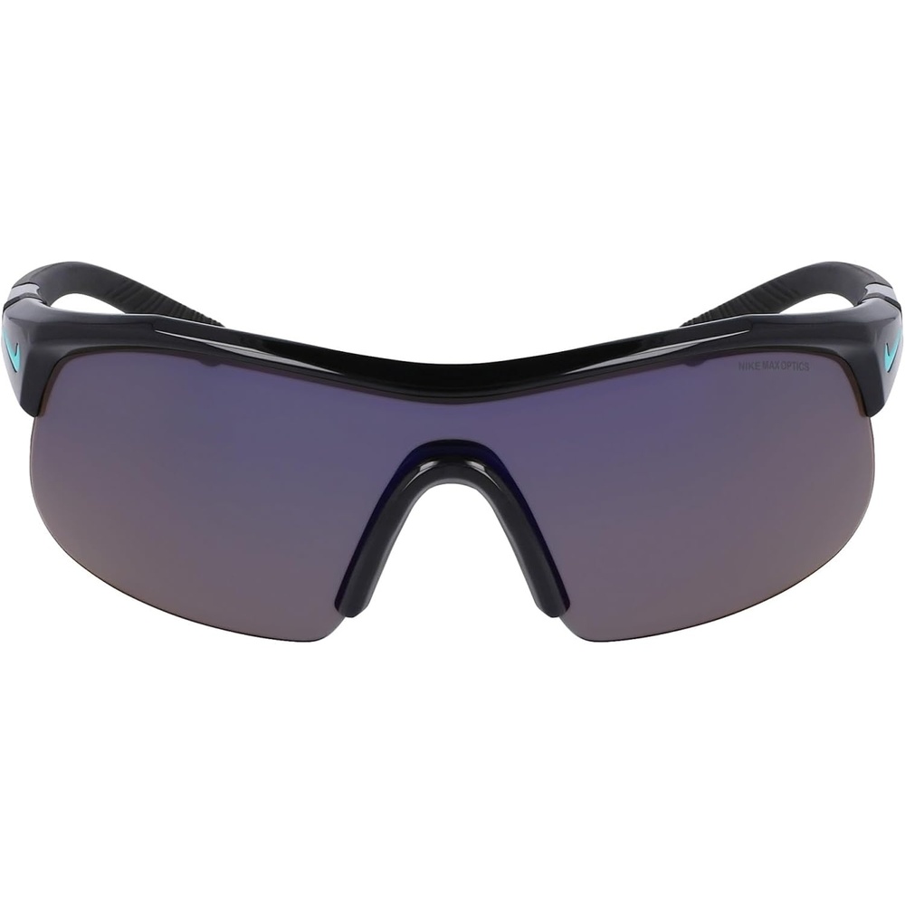 image:imageNike Unisex Show X1 Rectangular SunglassesBlackBlue Mirror