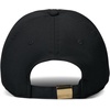 Nike Adult Dri-FIT Club Unstructured Metal Swoosh Cap Hat | Mens and Womens(Black/Metallic Gold)