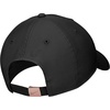 Nike Adult Dri-FIT Club Unstructured Metal Swoosh Cap Hat | Mens and Womens(Black/Rose Gold)