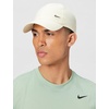 Nike Adult Dri-FIT Club Unstructured Metal Swoosh Cap Hat | Mens and Womens(Coconut Milk/Metallic Black)
