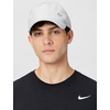 Nike Adult Dri-FIT Club Unstructured Metal Swoosh Cap Hat | Mens and Womens(Light Smoke Grey/Metallic Silver)