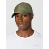 Nike Adult Dri-FIT Club Unstructured Metal Swoosh Cap Hat | Mens and Womens(Medium Olive/Metallic Silver)