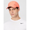 Nike Adult Dri-FIT Club Unstructured Metal Swoosh Cap Hat | Mens and Womens(Orange Frost/Metallic Silver)