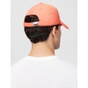 Nike Adult Dri-FIT Club Unstructured Metal Swoosh Cap Hat | Mens and Womens(Orange Frost/Metallic Silver)