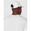 Nike Adult Dri-FIT Club Unstructured Metal Swoosh Cap Hat | Mens and Womens(White/Metallic Gold)